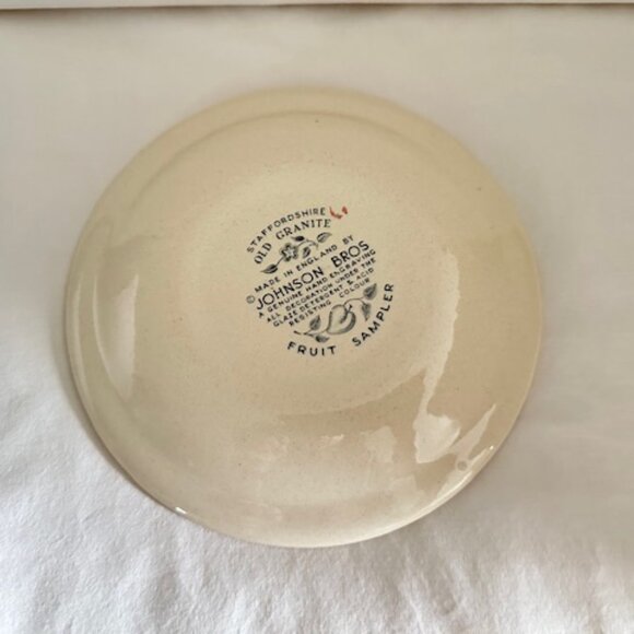 Vintage Johnson Brothers Fruit Sampler Plate - Picture 5 of 8